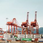 Globalization - cargo port crane