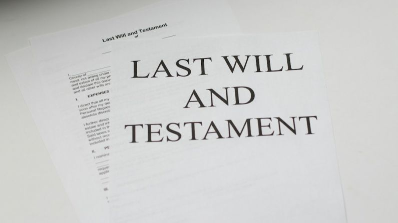 Last Will - last will and testament white printer paper