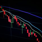 Money Market - red and blue light streaks