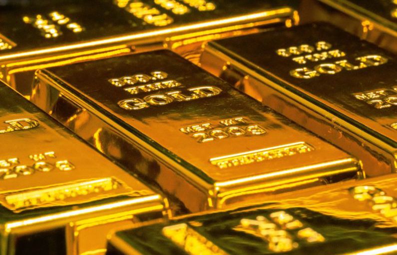 Gold Bars - gold and black metal tool