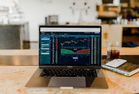 Hedge Funds - turned-on MacBook Pro