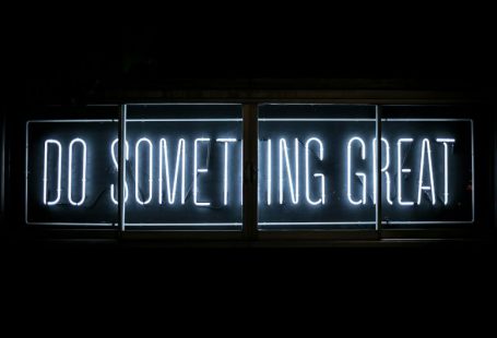 Startup Investment - Do Something Great neon sign