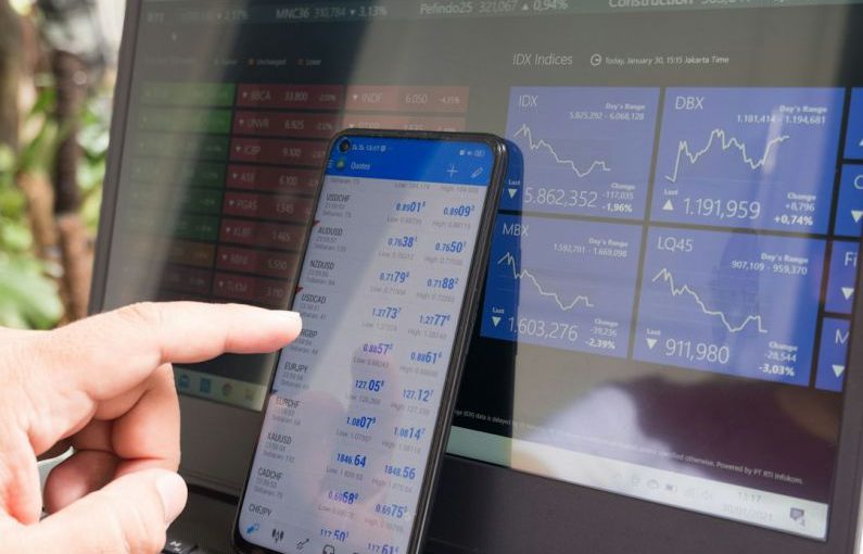 Forex Trading - black android smartphone turned on screen
