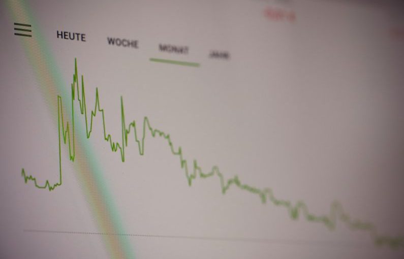 Financial Ratios - white paper with green line