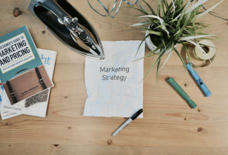 Marketing Strategy - white printing paper with Marketing Strategy text